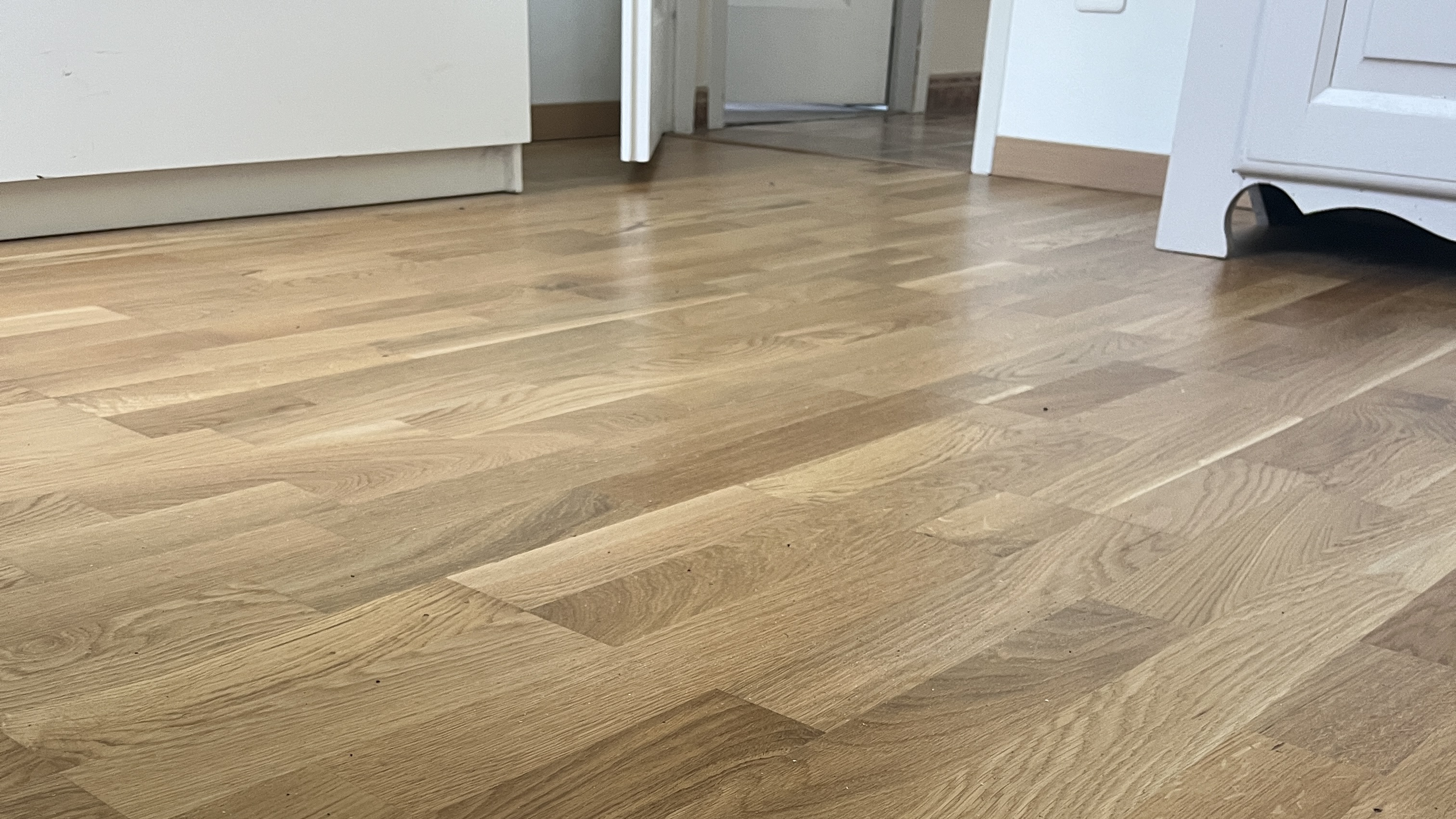 Parquet clair effet bois naturel